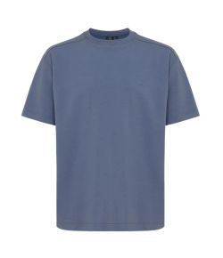 Genti_T_shirt_short_sleeve_Blauw_grijs