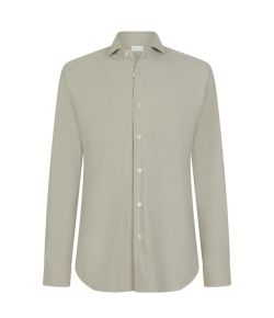 Xacus_washed_active_tailor_fit_shirt__Beige