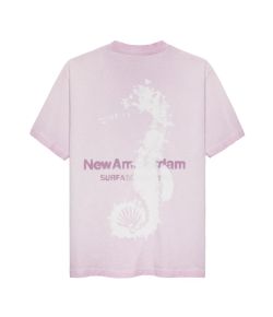 New_Amsterdam_Surf_Association_T_shirt_Seahorse_Paars_mix