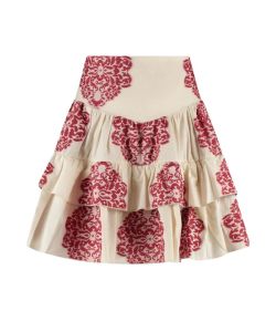 Amaya_Amsterdam_river_red_white_skirt__Rood_mix