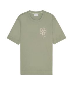 NN07_Pedro_Embroidery_T_shirt_Groen_licht