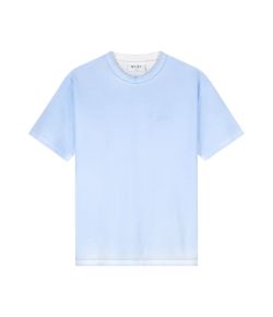 Olaf_Hussein_Pigment_spray_T_shirt_Blauw_mix