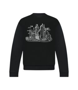 Flaneur_Metropolis_Sweater_Zwart_1