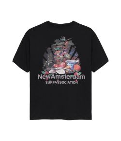 New_Amsterdam_Surf_Association_T_shirt_Buffet_Zwart