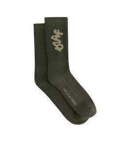 Olaf_Hussein_Signature_logo_socks_Groen_Donker_