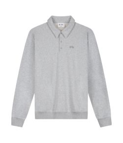 Olaf_Hussein_Olaf_Signature_oversized_polo__Grijs_licht