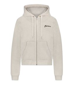 Flaneur_Signature_Zip_Up_hoodie__Grijs_licht