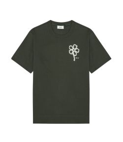 NN07_Pedro_Embroidery_T_shirt_Groen_Donker_
