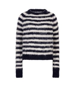 Ibana_Konia_Stripe_trui_Zwart_mix