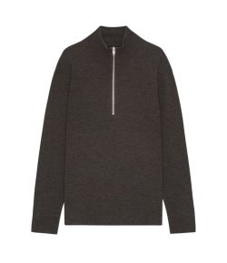 NN07_Harald_half_zip_6530_Bruin_donker