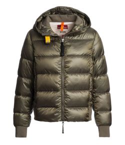 Parajumpers_Dames_Mariah_Donsjack_capuchon_Groen_grijs