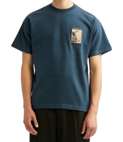 Ange_Projects_Wine_drive_patch_T_shirt_Blauw_donker