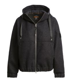 Parajumpers_Dames_Ilean_flannel_fleece_vest___jack_Zwart_mix
