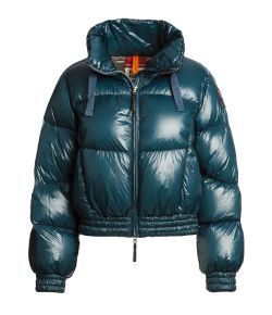 Parajumpers_Dames_Merry_Donsjack_capuchon_Blauw_petrol