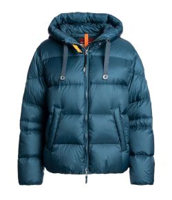 Parajumpers_Dames_Tilly_Donsjack_capuchon_Blauw_petrol_3