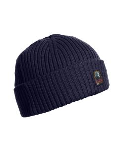 Parajumpers_Heren_Muts_PJS_logo___Rib_hat__Blauw_donker