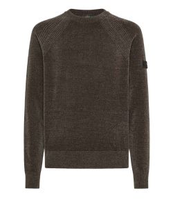 Peuterey_heren_Sironi_crewneck_sweater_Bruin_donker