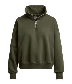 Parajumpers_Dames_Zendaya_Sweater_zip_Groen_grijs