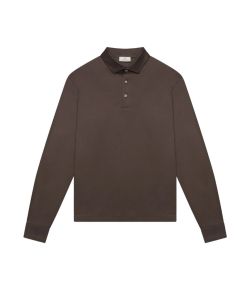 Valenza_Supima_Polo_Schiller_Collar_L_S_Bruin