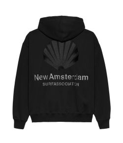 New_Amsterdam_Surf_Association_Logo_Hoodie_Zwart_1