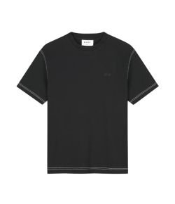 Olaf_Hussein_T_shirt_Contrast_Signature_Zwart