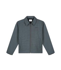 Olaf_Hussein__Coach_Jacket_Checked_Padded_Blauw_mix