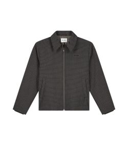 Olaf_Hussein__Coach_Jacket_Checked_Padded_Bruin_mix
