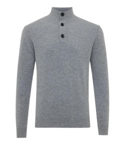 Genti_Turtleneck_3_buttons_Grijs_licht