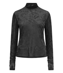 Dante_6_Olya_velvet_layering_mesh_top_Zwart