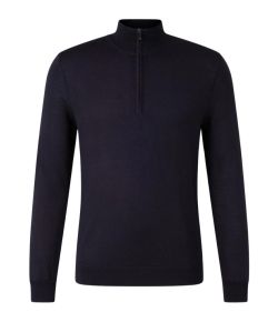 Bogner_Ouri_fine_knit_troyer__Blauw_donker