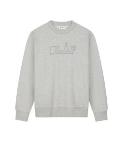 Olaf_Hussein_Stitched_varsity_crewneck_Grijs_m_lee