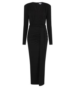 Dante_6_Roany_pleated_midi_dress__Zwart