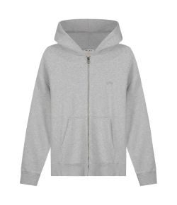 Olaf_Hussein_Zip_Hoodie_Signature_Grijs_m_lee