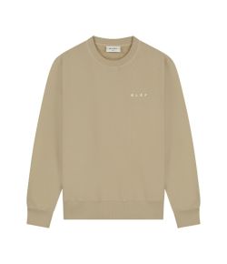 Olaf_Hussein_Crewneck_Brushstroke_face_Bruin_licht