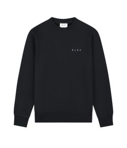 Olaf_Hussein_Crewneck_Brushstroke_face_Zwart