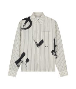 Olaf_Hussein_Shirt_Brushstroke_logo_stripe_Wit_mix