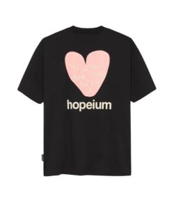 Hopeium_Short_sleeve_t_shirt_Zwart