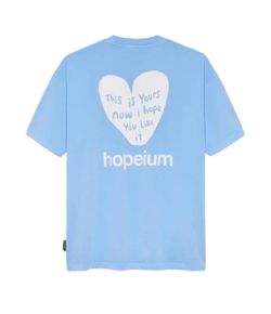 Hopeium_Short_sleeve_t_shirt_Blauw_licht