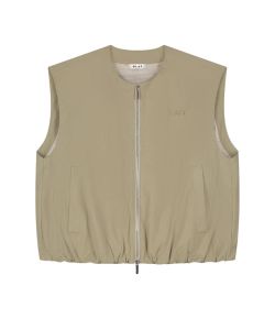 Olaf_Hussein_Zip_up_gilet_WMN_Beige