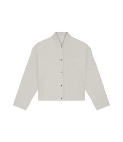 Olaf_Hussein_Retro_logo_bomber_jacket_WMN_Zand