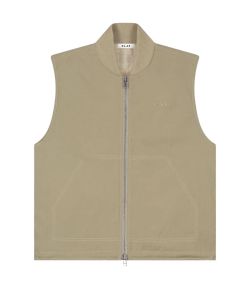 Olaf_Hussein_Zip_up_workwear_gilet_Beige