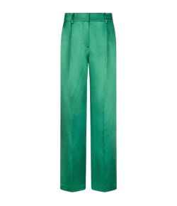 Dante_6_Jules_satin_smart_pants__Groen