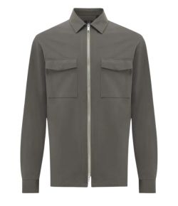 Genti_Oaks_shirt_jacket_zip__Grijs_donker