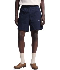 Brams_Fruit_Ripstop_text_logo_shorts_Blauw_donker