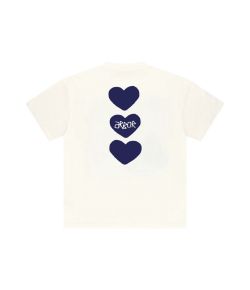 Arbor_Antwerp_Blue_triple_hearts_T_shirt__Wit