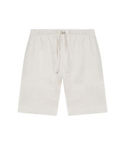 Valenza_Linen_Stretch_Sport_Shorts_Grijs_licht