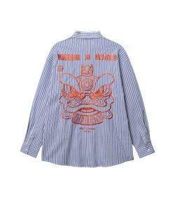 Woodbird_Brooks_Lion_Shirt__Blauw