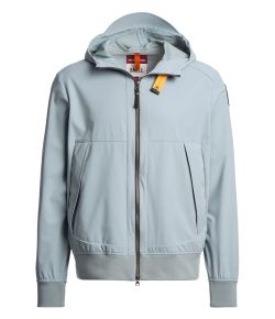 Parajumpers_Heren_Abner_jas_shoftshell_Blauw_grijs