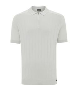 Genti_Polo_zip_SS__Groen_mint