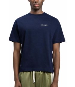 Palm_Angels_BWM_Classic_logo_T_shirt_Blauw_donker